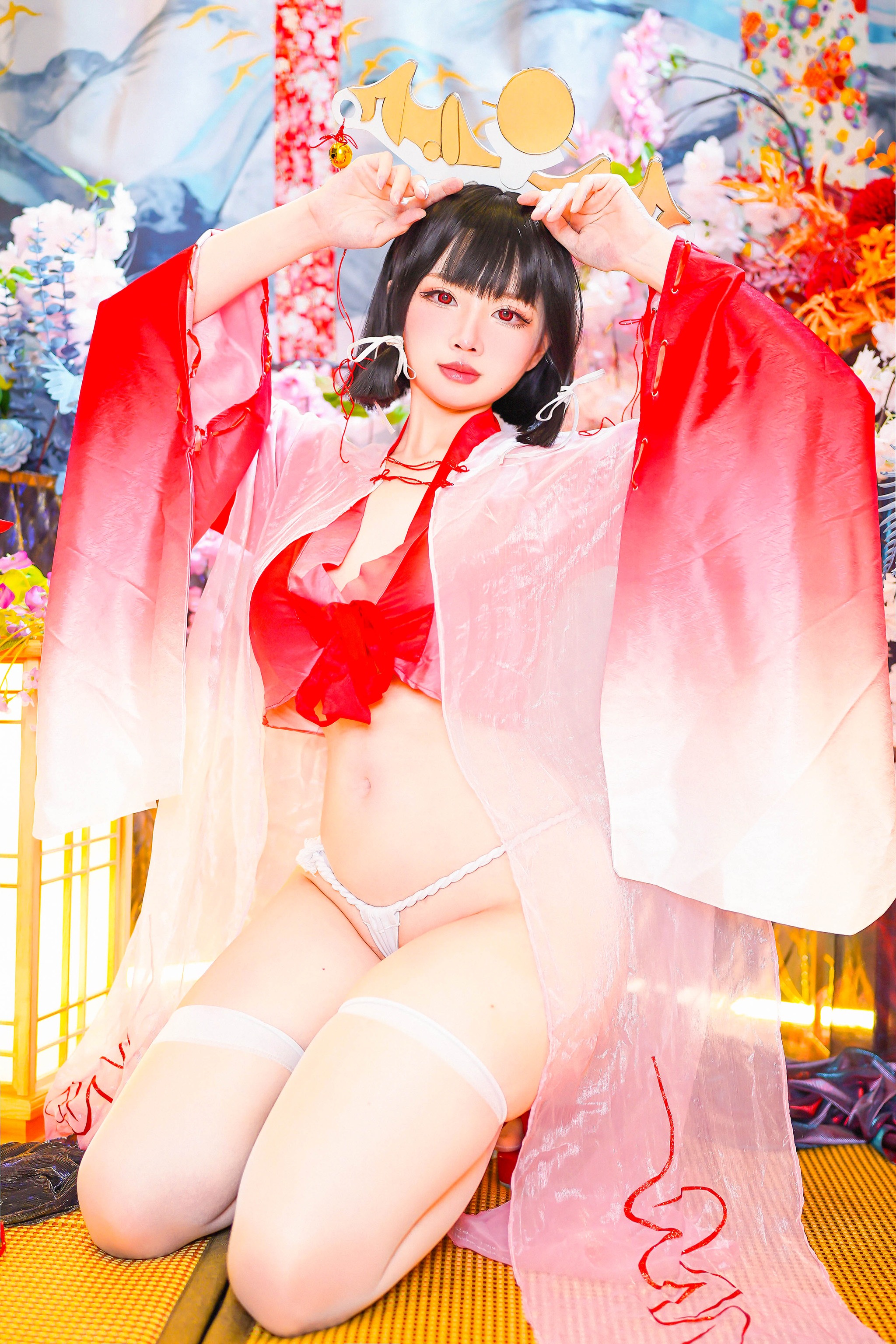 图片[1]-KaYa萱 – NO.077 Kaguya (Kuroinu)[55P]-XikXak